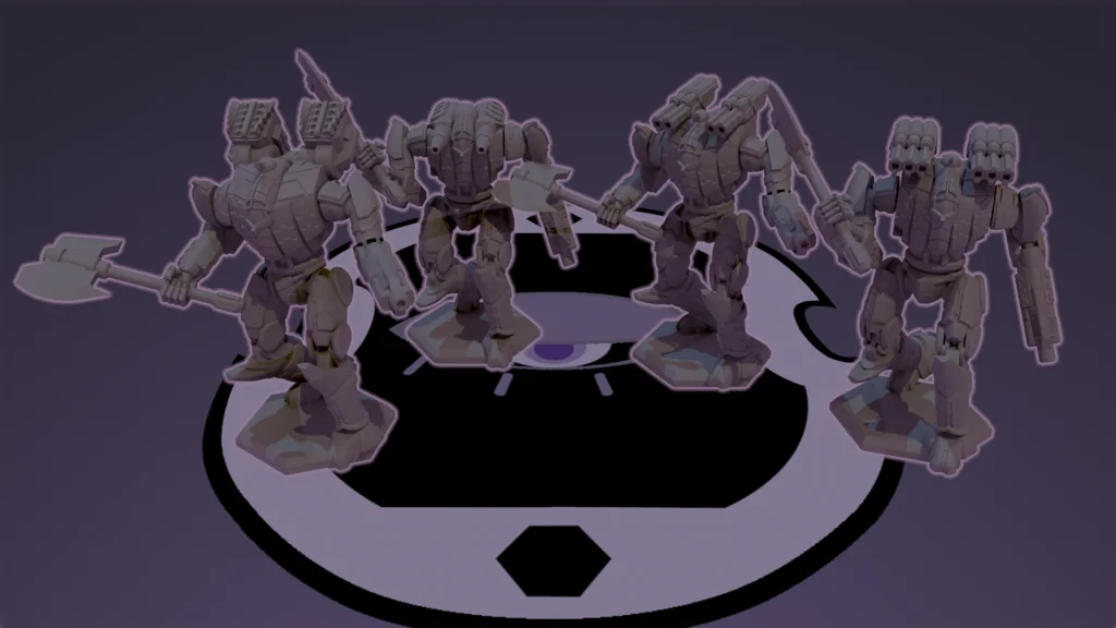 3D модель Модель Berserker Battlemech - фото 3