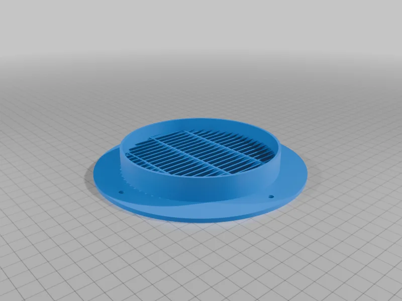 3D модель Настраиваемая вентиляционная решетка - фото 4