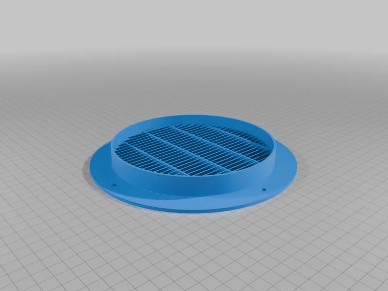 3D модель Настраиваемая вентиляционная решетка - фото 8