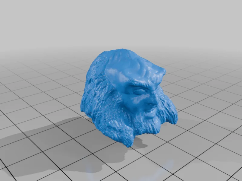 3D модель Голова Говрона - Star Trek TNG - фото 2