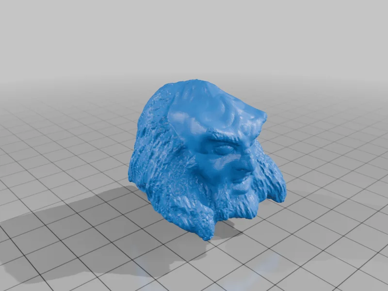 3D модель Голова Говрона - Star Trek TNG - фото 3