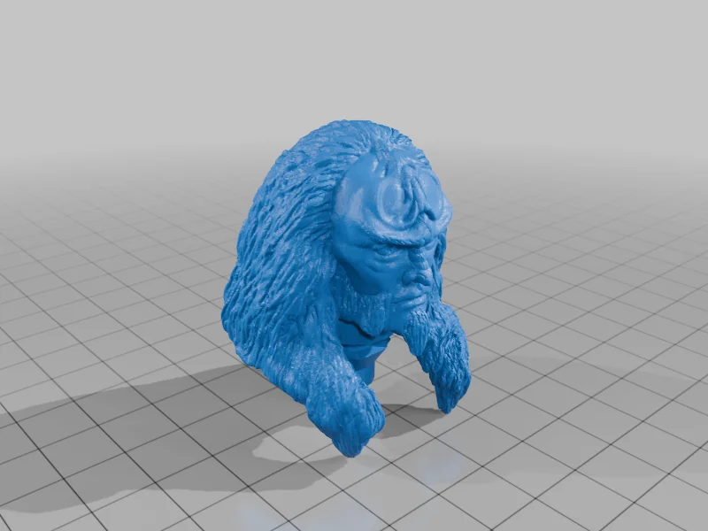 3D модель Голова Говрона - Star Trek TNG - фото 4