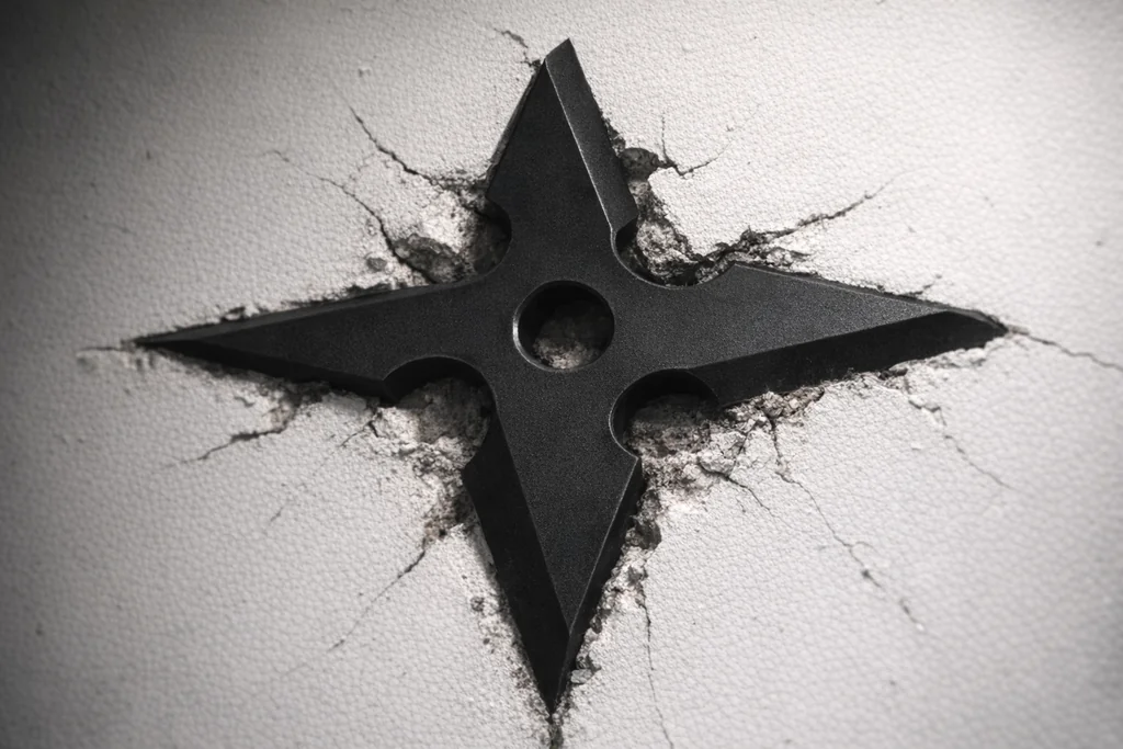3D model 3D-Printed Practice-Grade Throwing Star STL