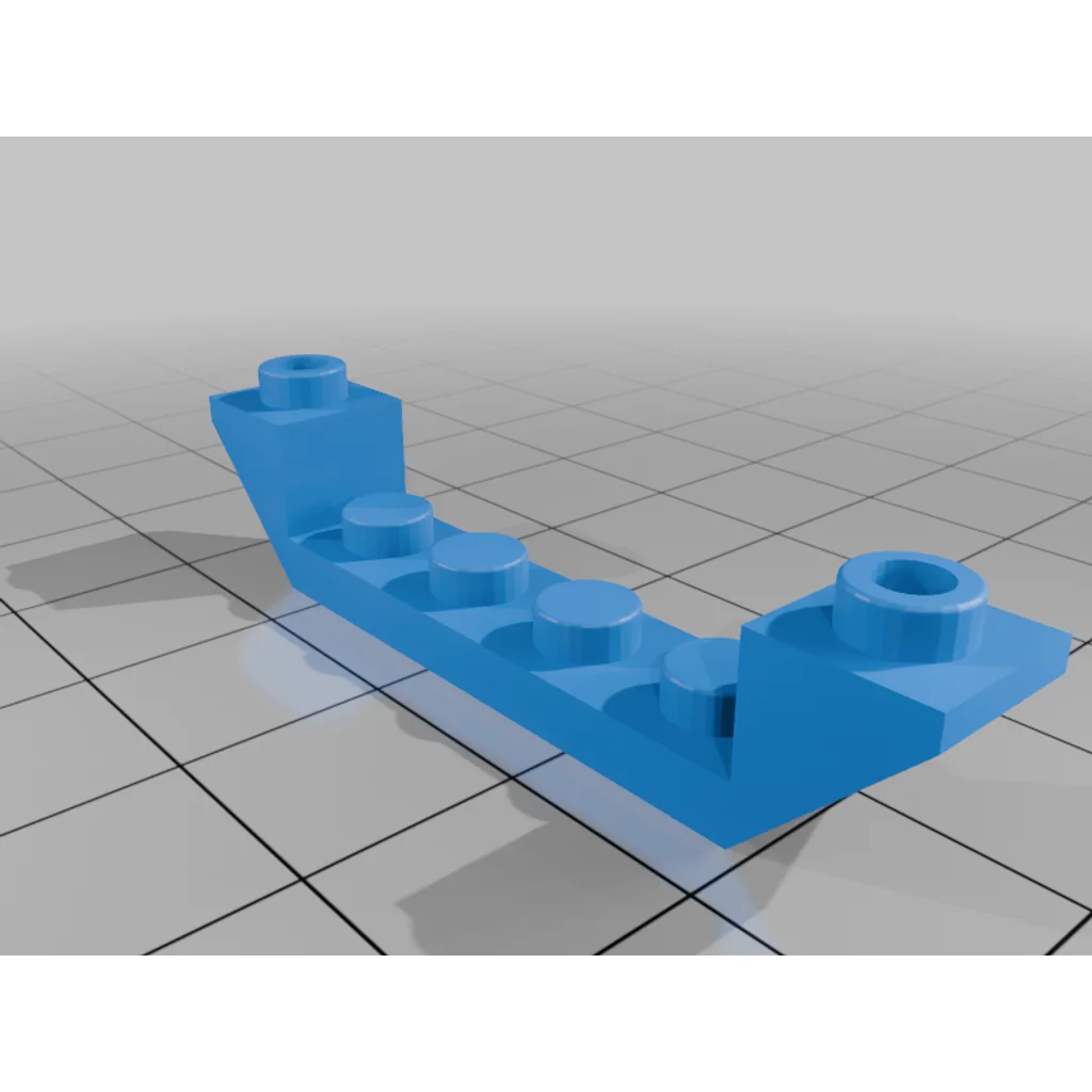 Совместимый с LEGO 45° 1x6 Наклон Инвертированный 1x4 Вырез 52501