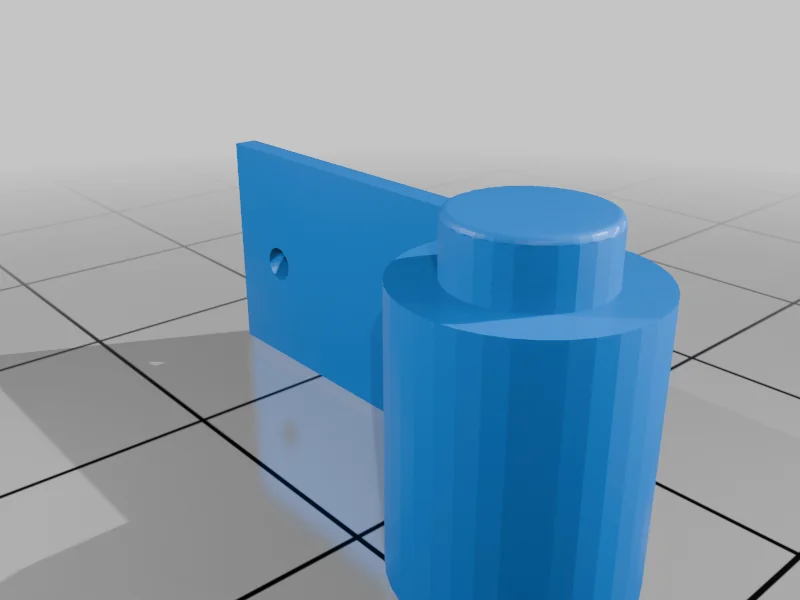 3D модель Совместимая правая дверь автомобиля LEGO 3821 - фото 1