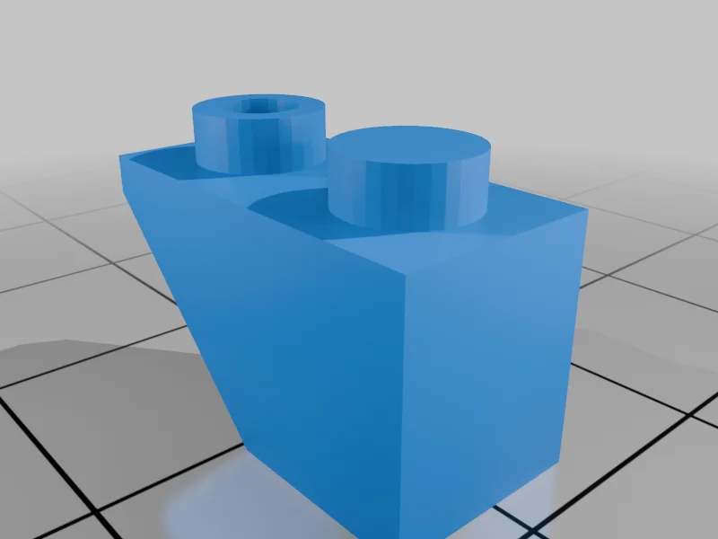 Совместимая плитка крыши Lego 45° 2x1 Инвертированная