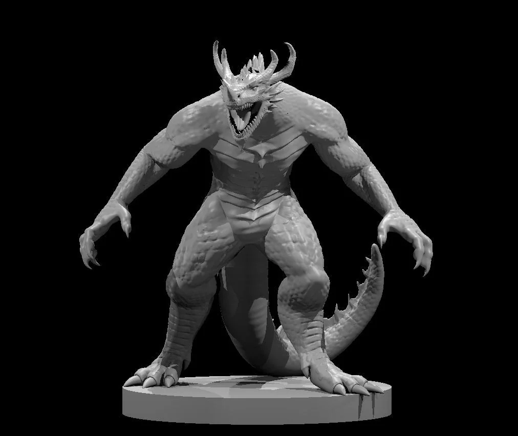 3D модель Модель Полудраконов 2025 - фото 1