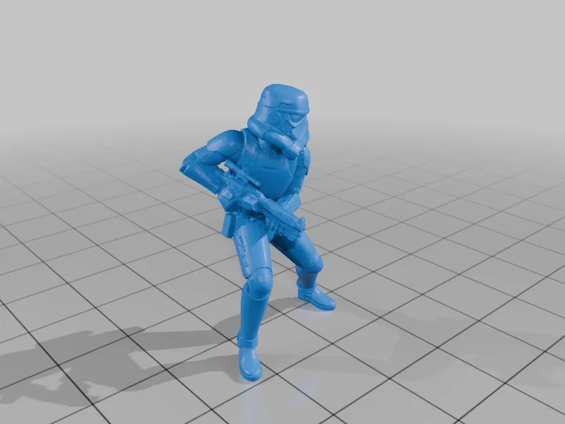 3D модель 3D-модель штурмовика из Star Wars - фото 2