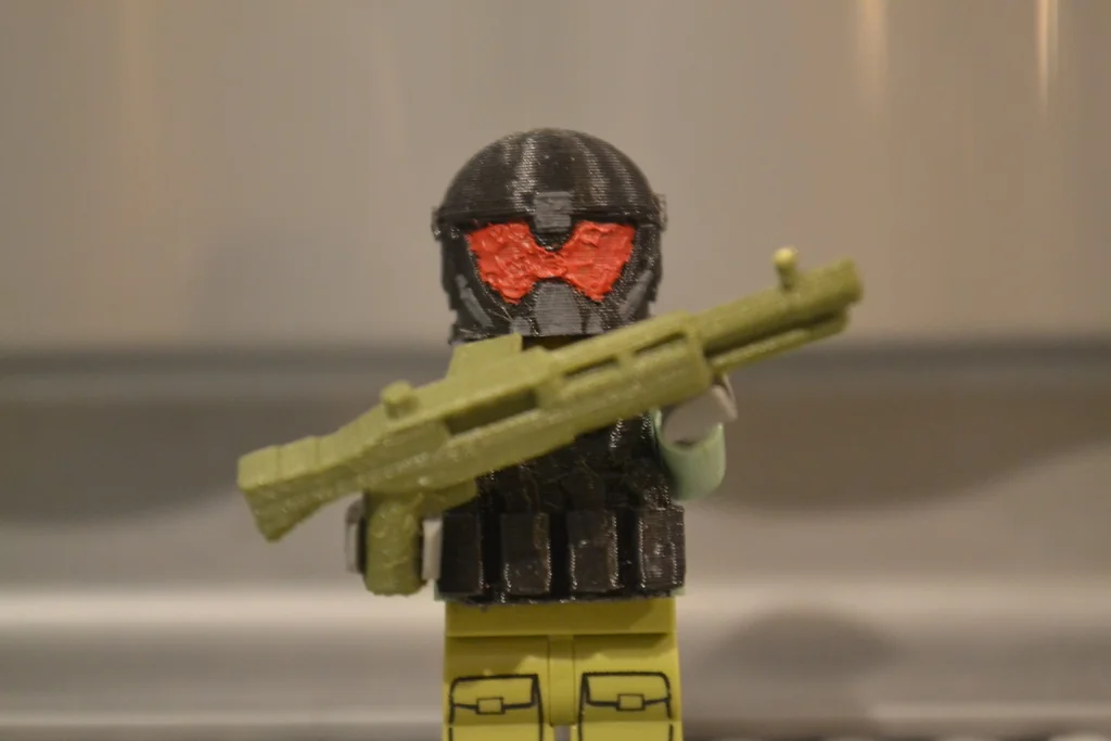 3D модель Модель Лего: Научно-фантастическая винтовка Ягер - фото 1