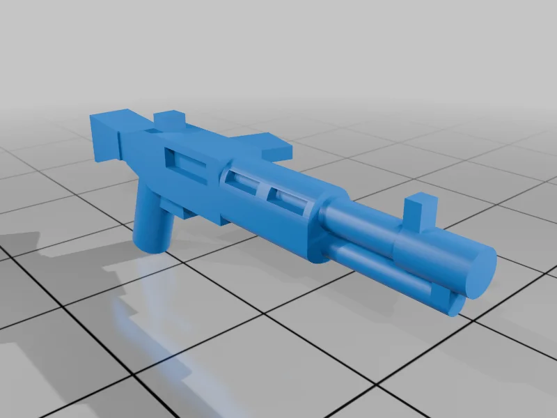 3D модель Модель Лего: Научно-фантастическая винтовка Ягер - фото 2