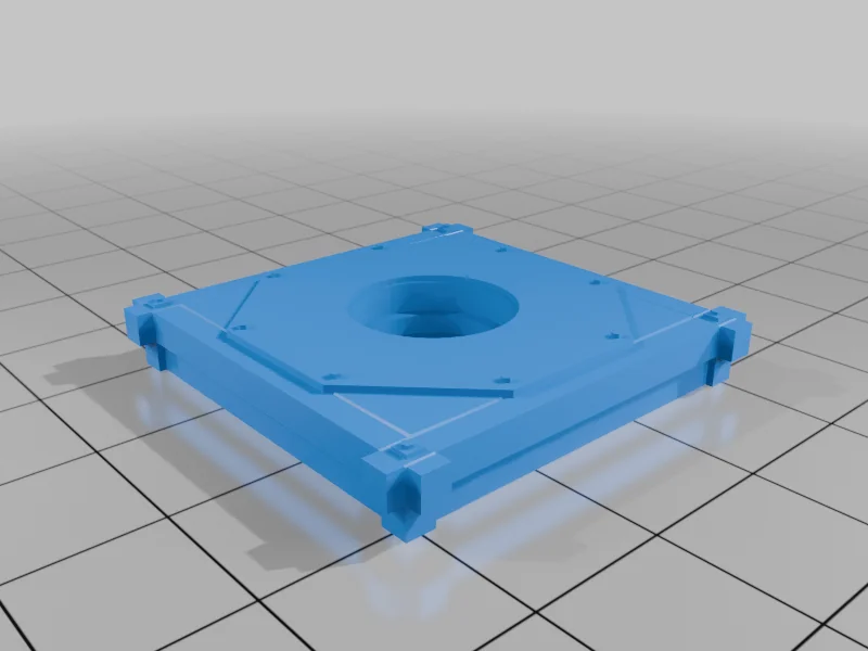 3D модель Модель Пантертурм (1:100) - фото 3