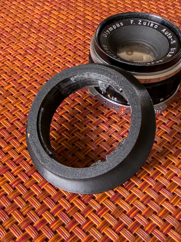 3D модель Адаптер Olympus Pen F для камер с байонетом Sony E - фото 2