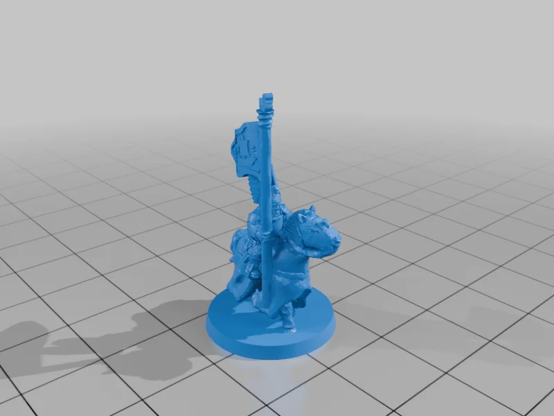 3D модель Командир Лебединых Рыцарей 10мм - фото 2