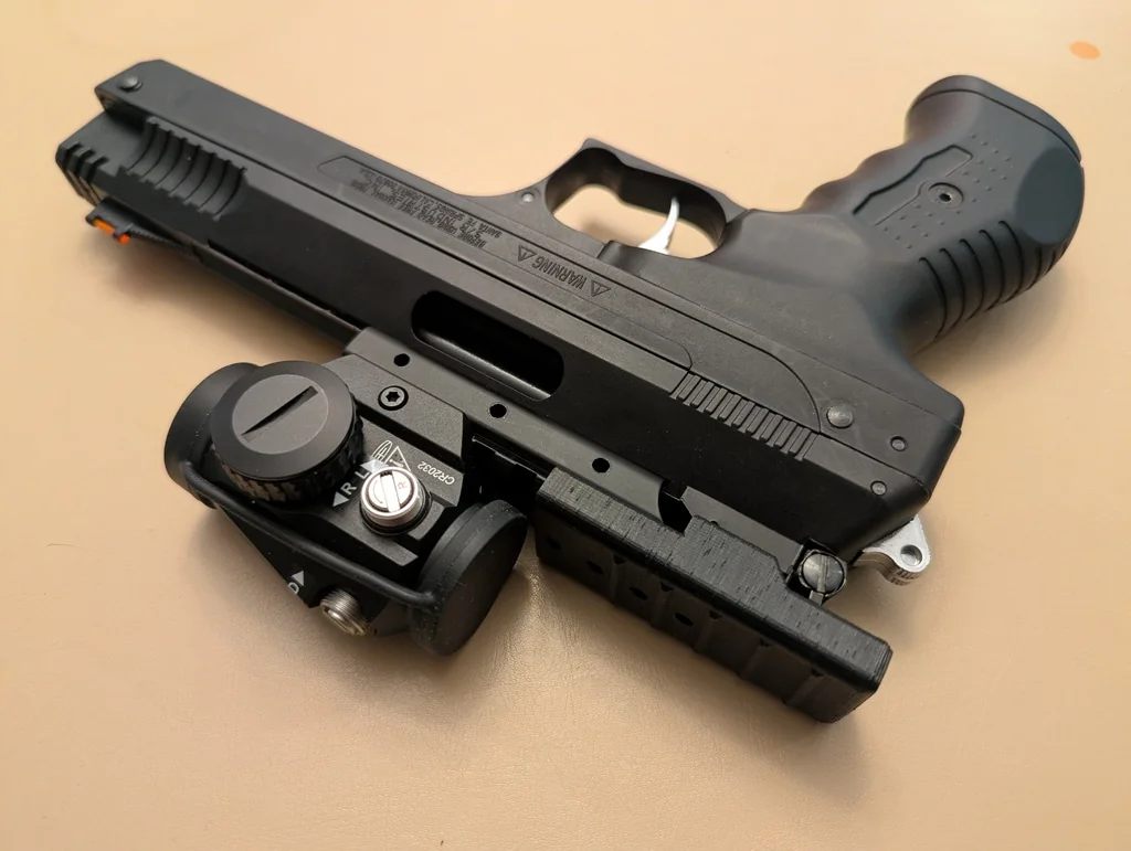 3D модель Устройство для взведения Beeman P17 на Picatinny - фото 1