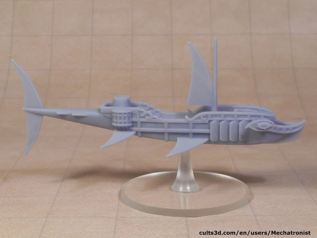 3D модель Миниатюра Хаммершипа из D&D Spelljammer - фото 3