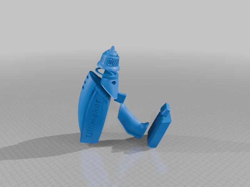 3D модель Двухцветная модель ручной дрели Ultimaker - фото 4