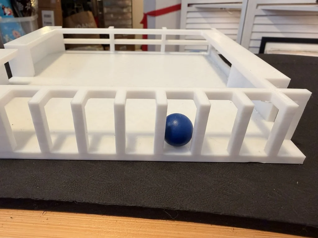 3D модель Игровая площадка для котов с мраморными шарами - фото 2