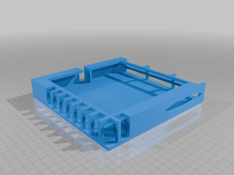 3D модель Игровая площадка для котов с мраморными шарами - фото 3