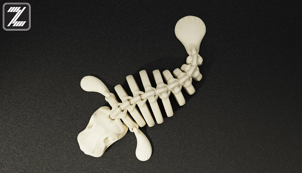 3D модель Скелет Флексибл Манати - фото 5