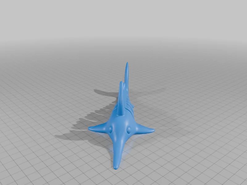 3D модель Артикулированный флэкси-рыба - фото 8