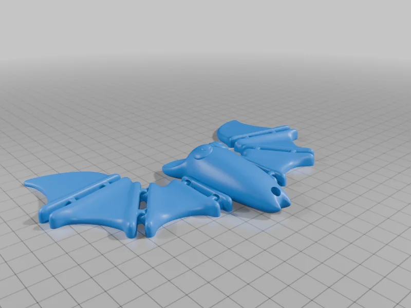 3D модель Модель Flexi Bat для 3D-печати - фото 4