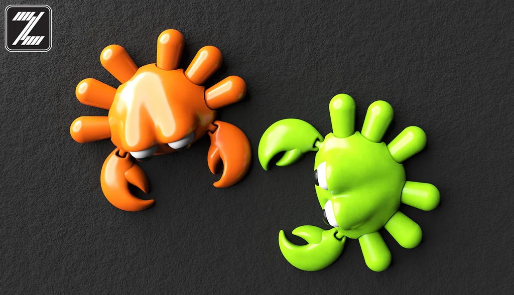 3D модель Модель Flexi Baby Crab - фото 2