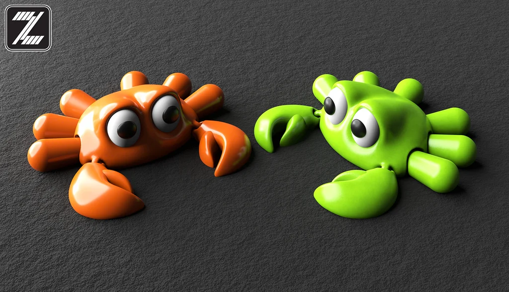3D модель Модель Flexi Baby Crab - фото 3