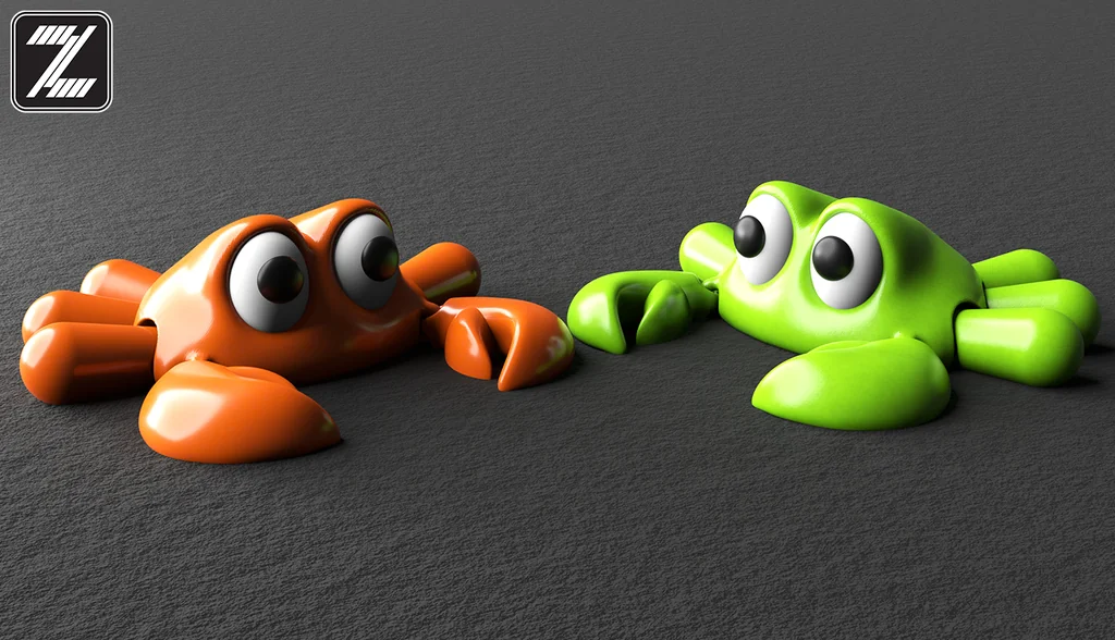 3D модель Модель Flexi Baby Crab - фото 4