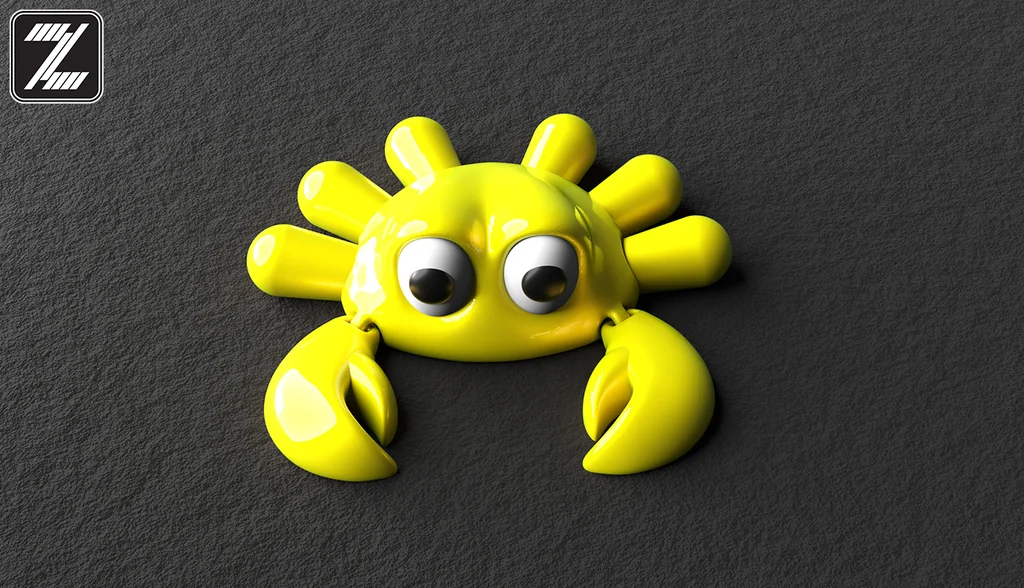 3D модель Модель Flexi Baby Crab - фото 5