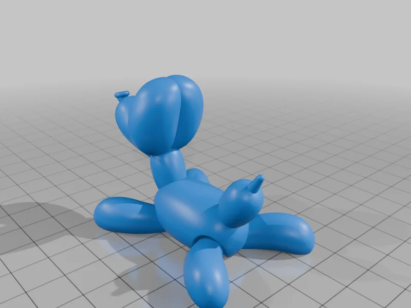 3D модель Flexi Balloon Dog - 3D Модель - фото 7