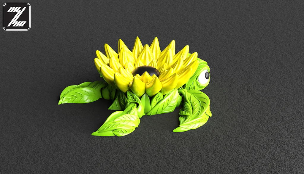 3D модель Модель Flexi Flower Turtle - фото 4