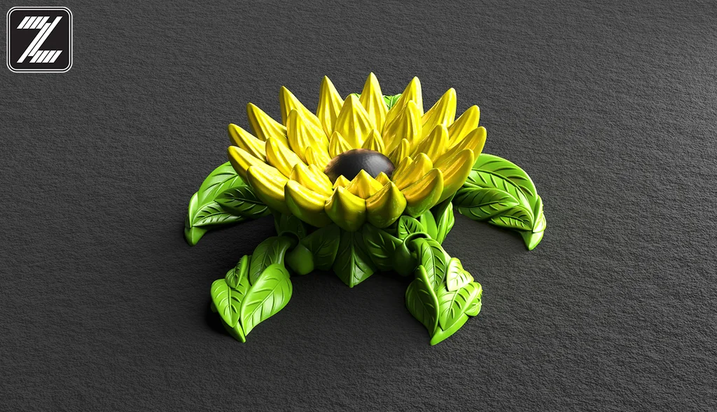 3D модель Модель Flexi Flower Turtle - фото 5