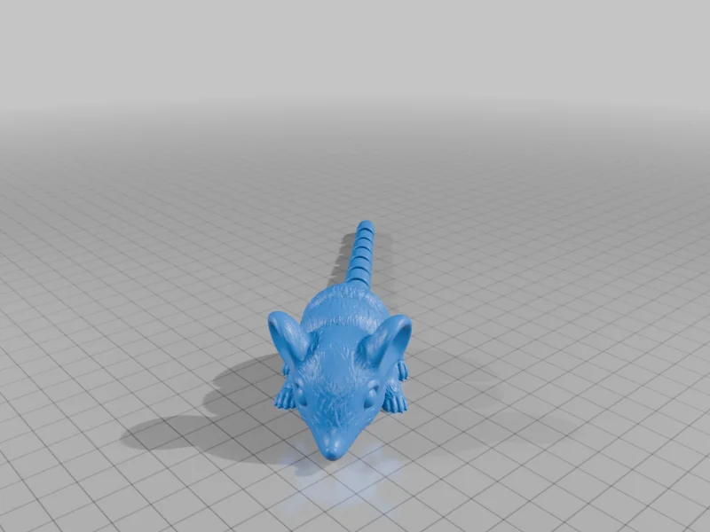 3D модель Модель: Артикулированная Гибкая Мышь-Крыса - фото 7