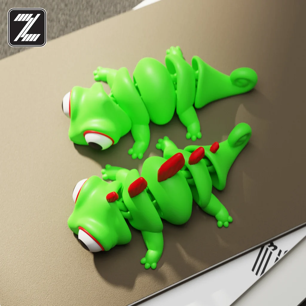 3D модель Подвижная модель ящерицы Flexi - фото 6