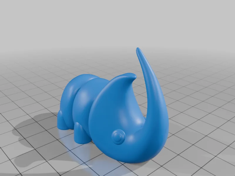3D модель Модель Flexi Baby Rhino - фото 8