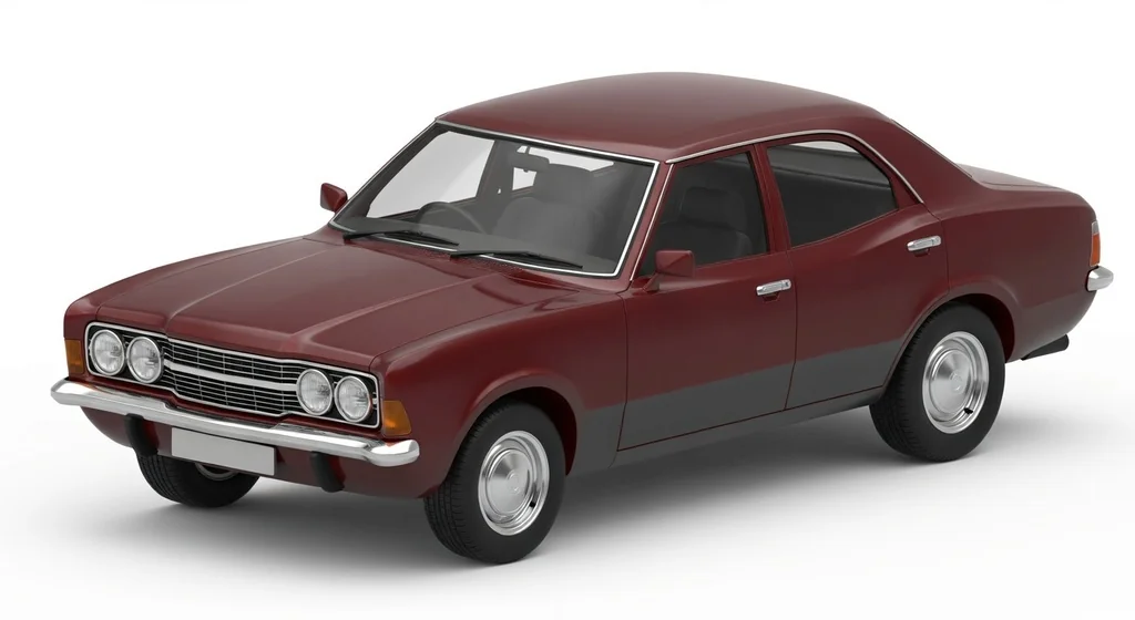 1972 Ford Cortina Mk3 GXL - 3D Модель