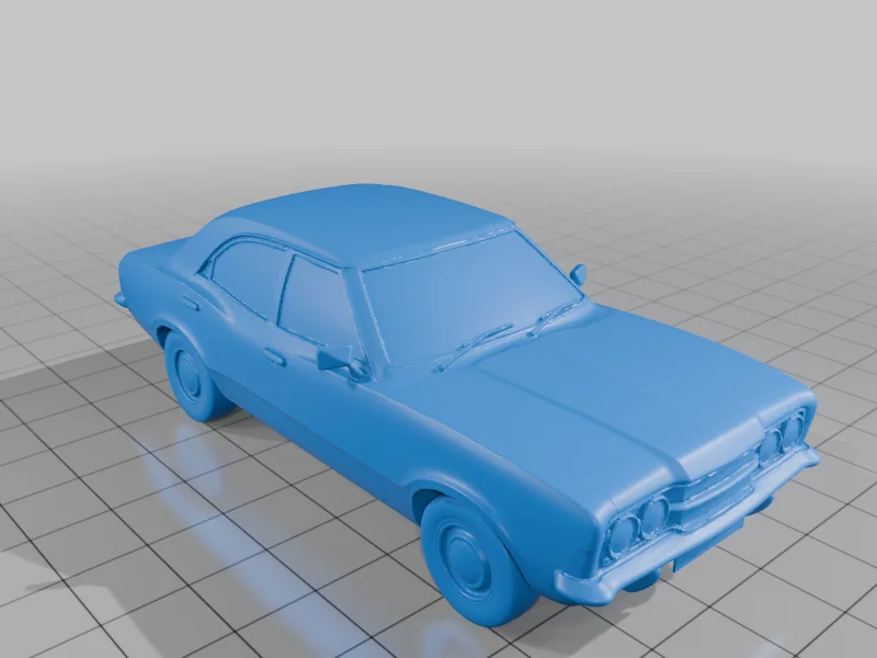 3D модель 1972 Ford Cortina Mk3 GXL - 3D Модель - фото 2