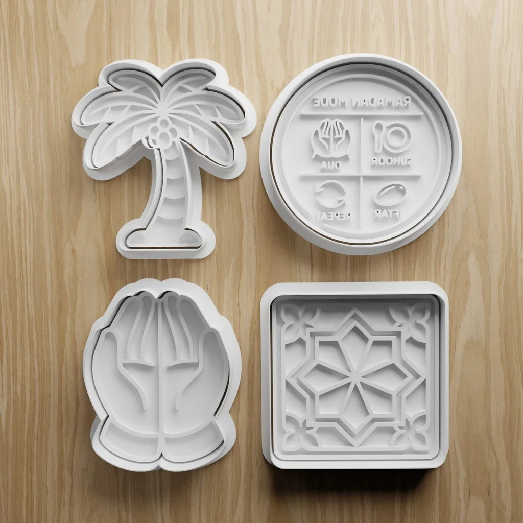 3D модель Набор формочек для печенья на Рамадан - фото 1