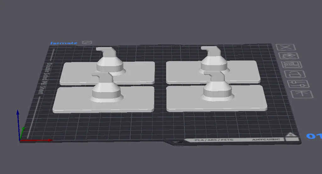 3D модель Крепление для стенда SKÅDIS без сверления - фото 5