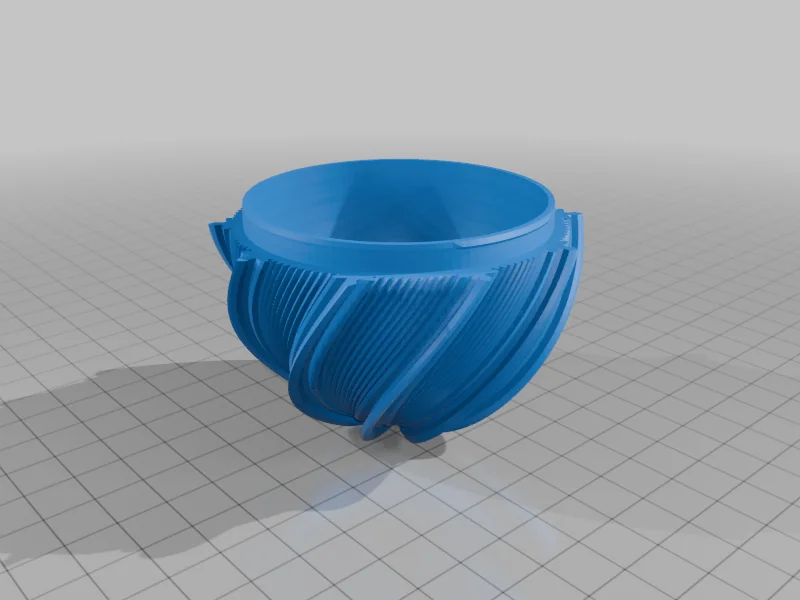 3D модель Закрытое спиральное пасхальное яйцо 2026 - фото 2