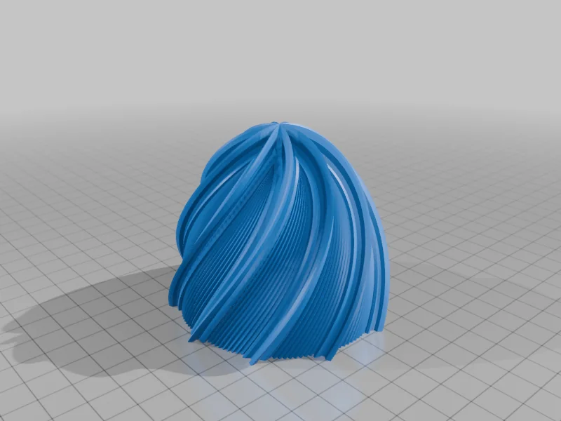 3D модель Закрытое спиральное пасхальное яйцо 2026 - фото 6