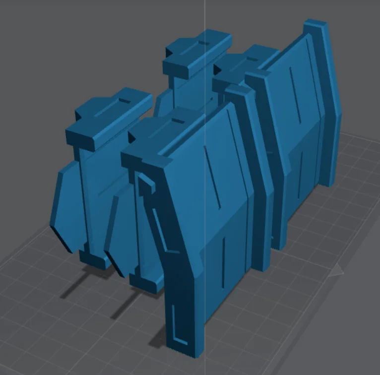 3D модель Міст у стилі рампи для Battletech STL