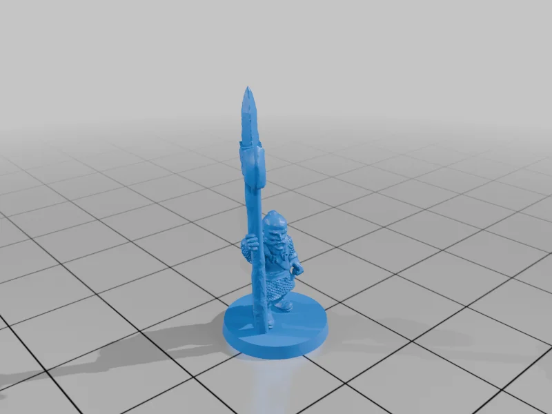 3D модель Модели Axemen of Lossarnach 10мм - фото 2