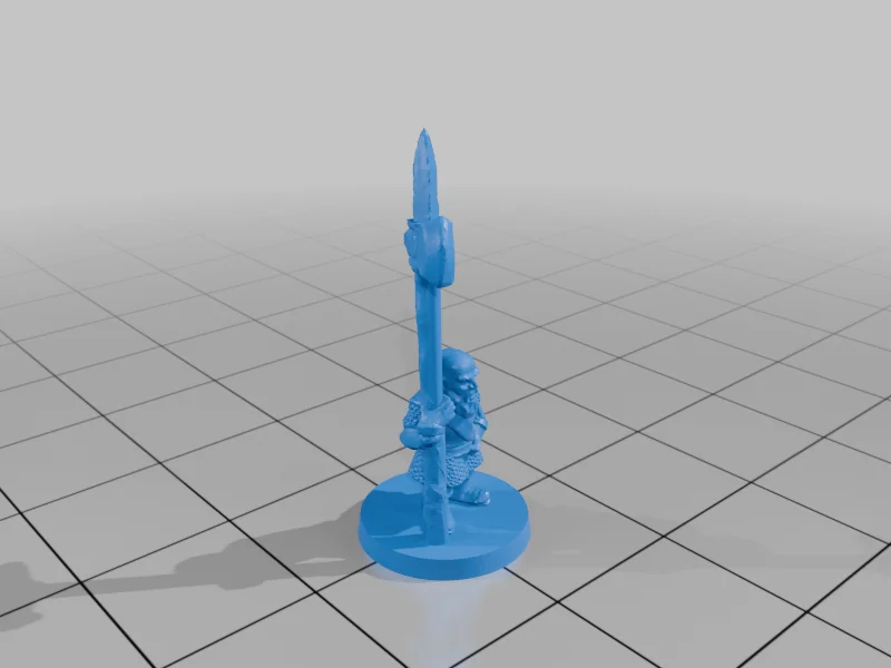 3D модель Модели Axemen of Lossarnach 10мм - фото 4