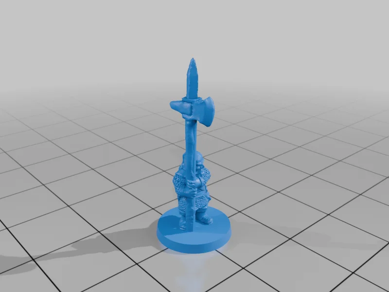 3D модель Модели Axemen of Lossarnach 10мм - фото 5