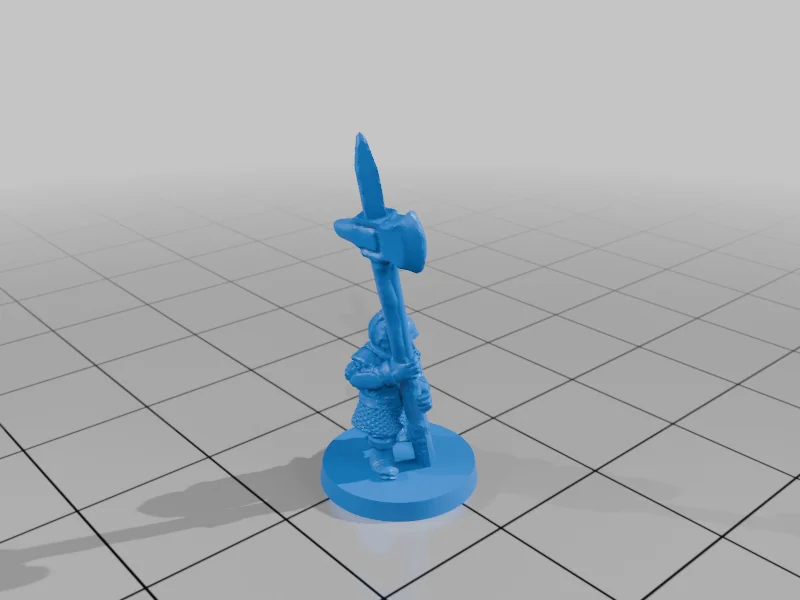 3D модель Модели Axemen of Lossarnach 10мм - фото 7