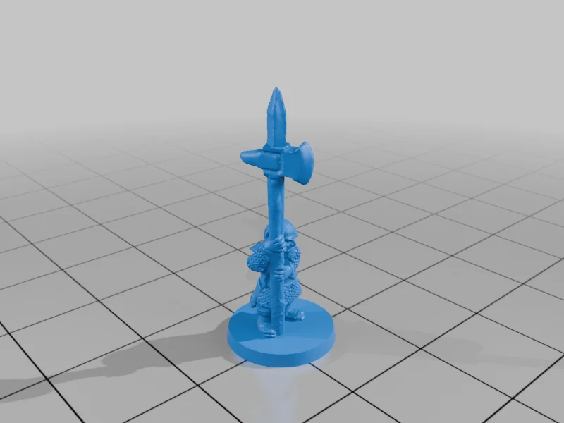 3D модель Модели Axemen of Lossarnach 10мм - фото 9