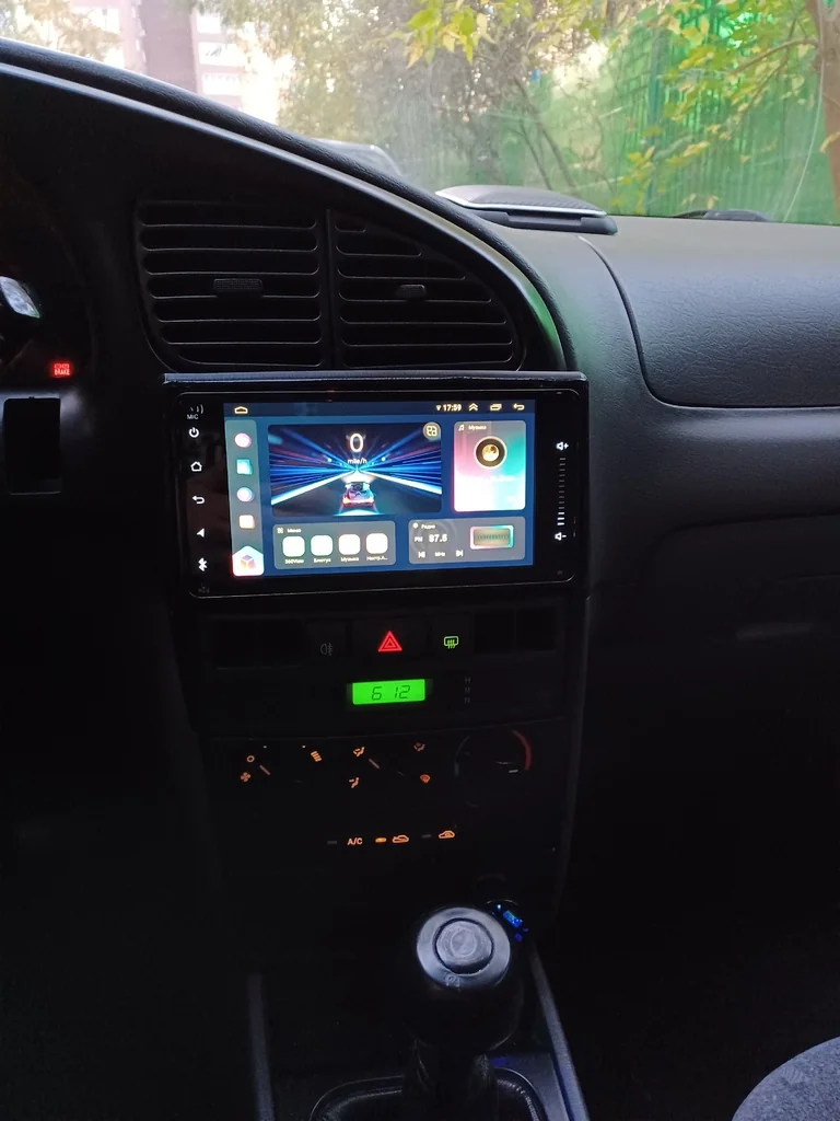 3D модель Мультимедийный центр 2-DIN Android 14 для Kia Spectra 1.6 S6D - фото 1