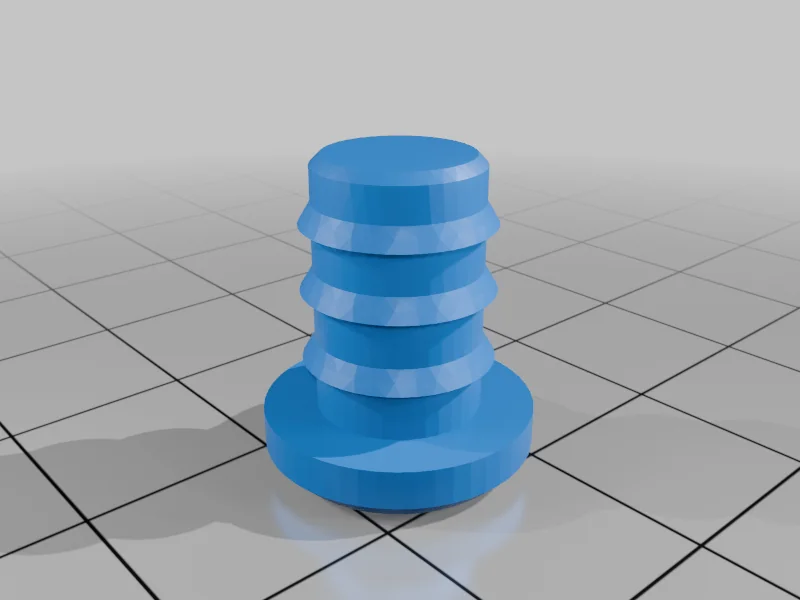 3D модель Заглушка для вакуумного/топливного шланга 8мм - фото 2