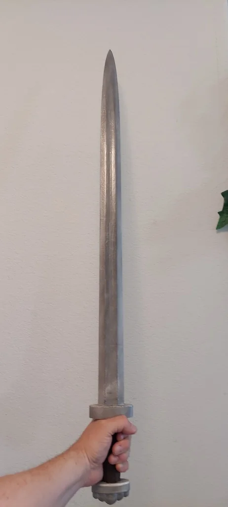 3D модель Простая модель меча викингов с ножнами - фото 2